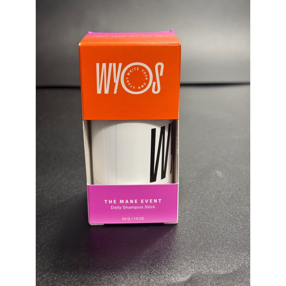WYOS The Mane Event Daily Shampoo Stick‎ 1.8oz Sulfate-Free Vegan Travel